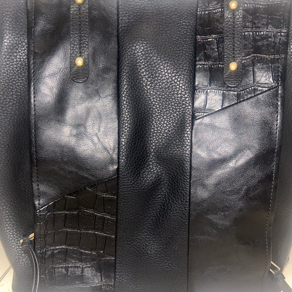 Relic Black Patchwork Tote Bag - image 2